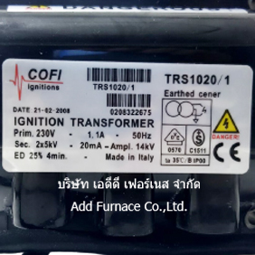 COFI ignitions TRE820 IGNITION TRANSFORMER